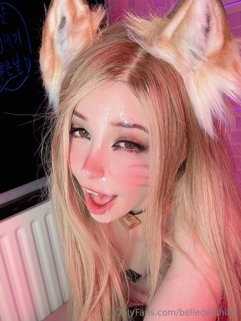 belle delphine cum facial ahri cosplay onlyfans set leaked dcvivc