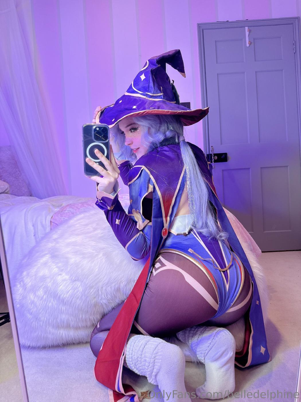 belle delphine sexy mona cosplay onlyfans set leaked