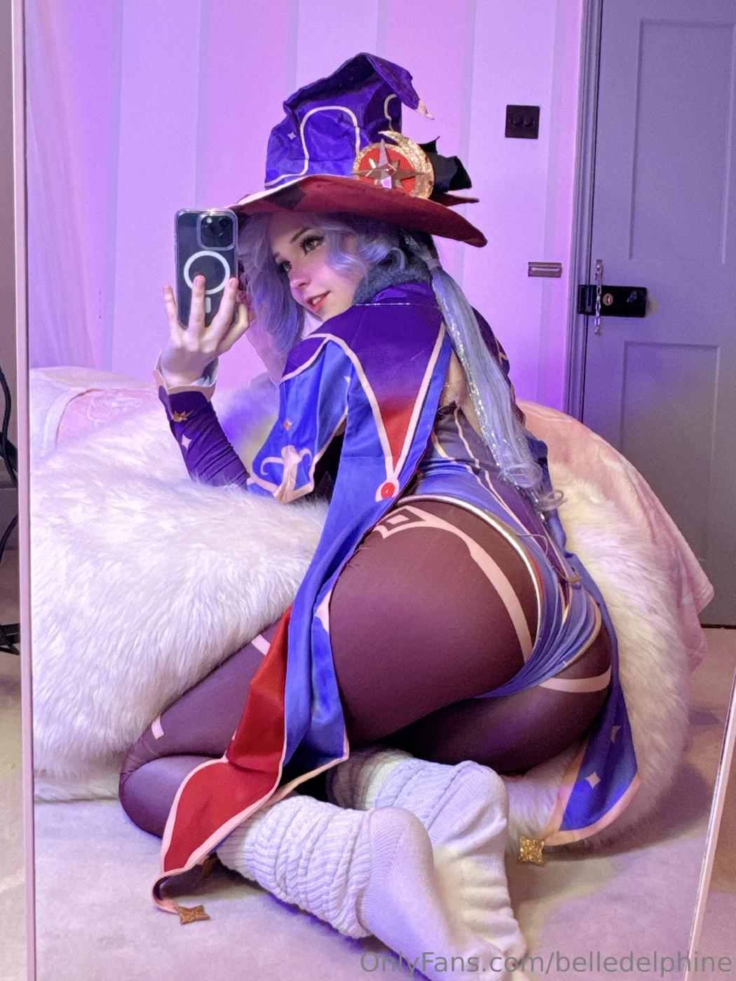 belle delphine sexy mona cosplay onlyfans set leaked