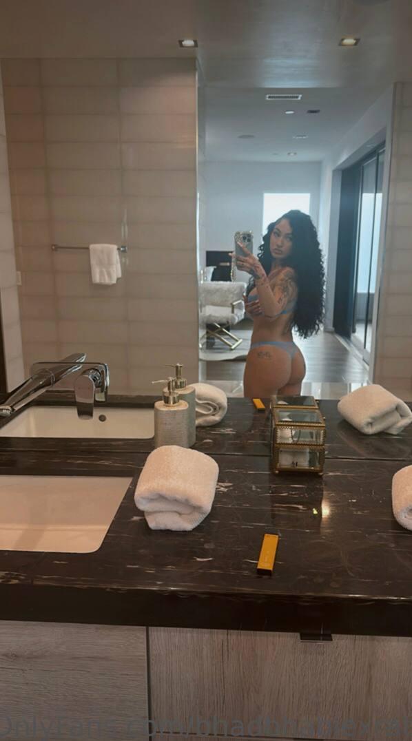 bhad bhabie nude nipple bed thong tease onlyfans set leaked