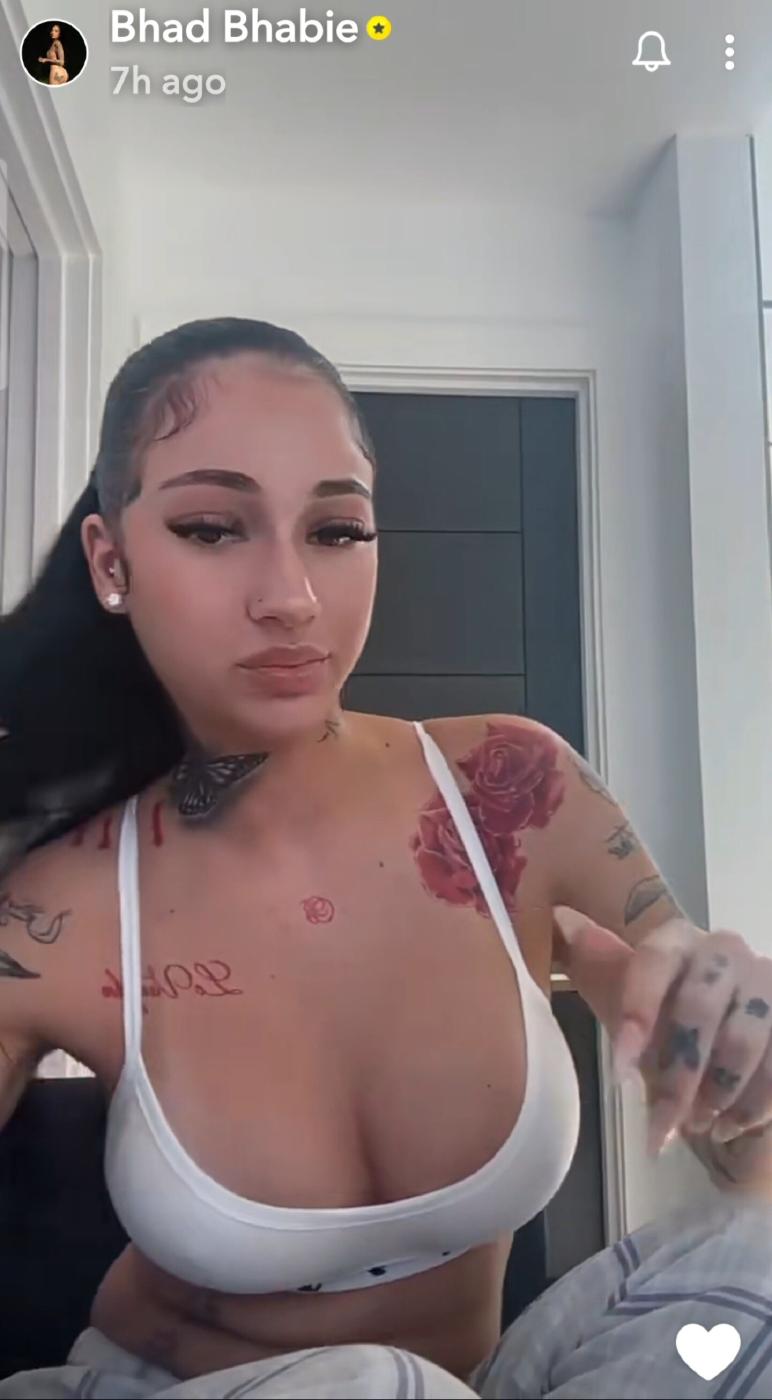 bhad bhabie sexy nipple pokies top snapchat video leaked zfcklm