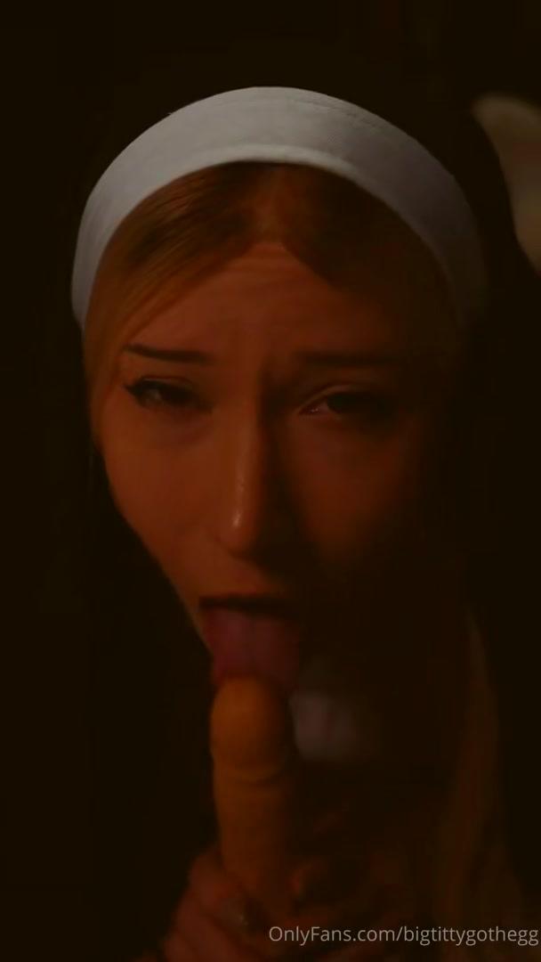 bigtittygothegg blowjob nun role play onlyfans video leaked yspdyk