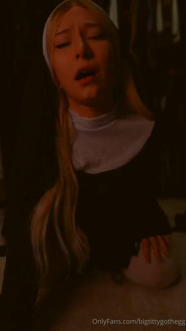bigtittygothegg nude nun cosplay onlyfans video leaked wdkzbi