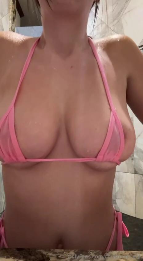 christina khalil micro bikini shower onlyfans video leaked erypbg
