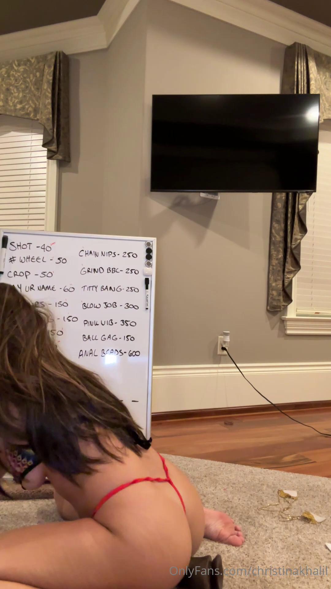 christina khalil nude december onlyfans livestream leaked part 3