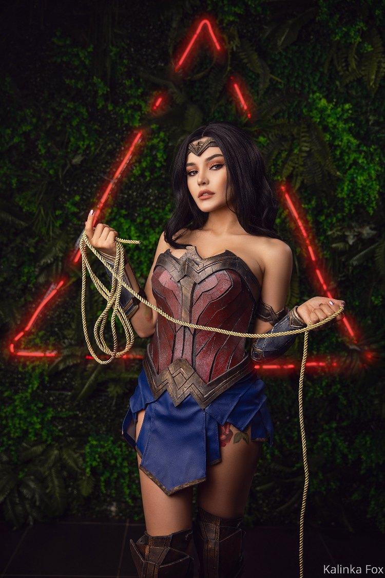 kalinka fox nude wonder woman cosplay onlyfans set leaked gaoali