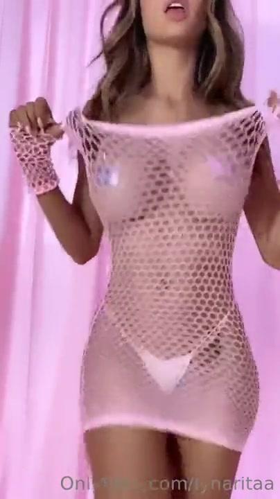 lyna perez fishnet dress striptease onlyfans video leaked qcnjyi