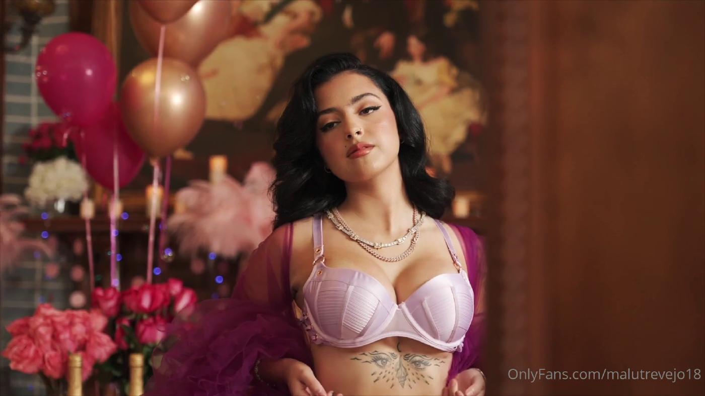 malu trevejo sexy birthday lingerie onlyfans video leaked ydejeb