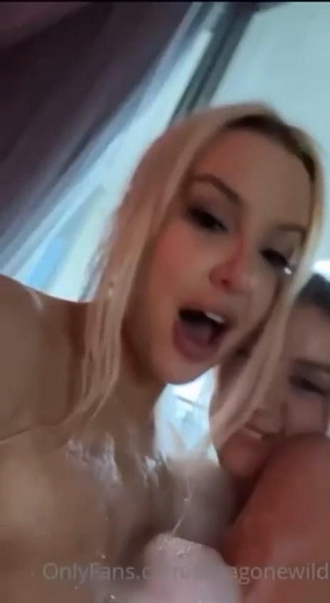 tana mongeau nude bathtub threesome onlyfans video leaked tezttc