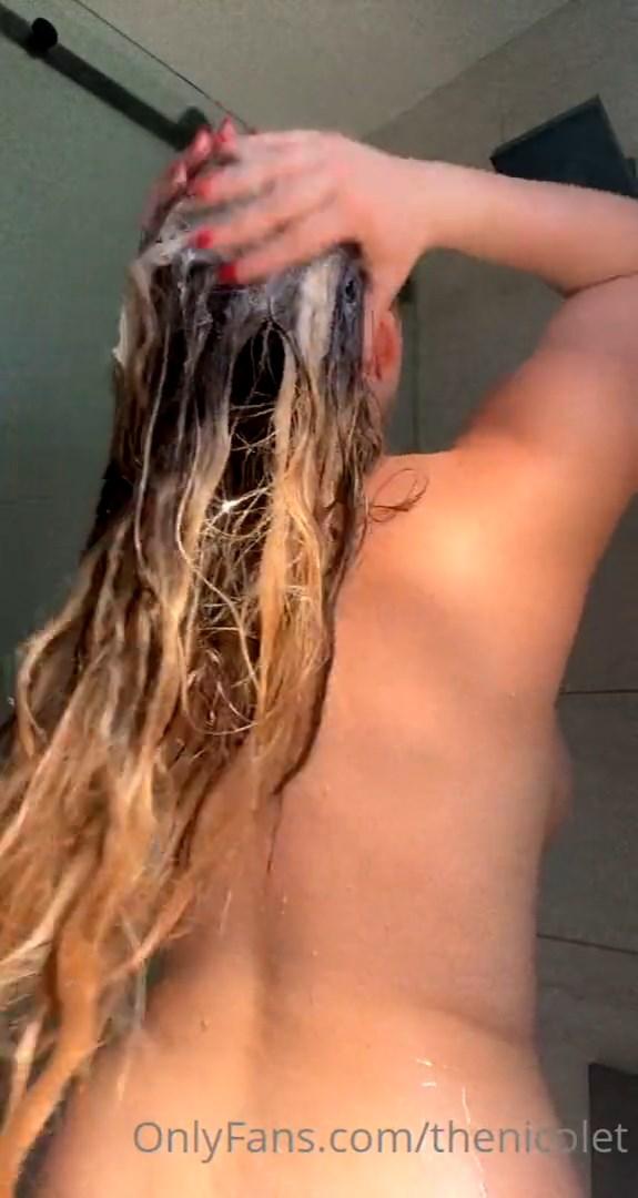 thenicolet nude shower tits reveal onlyfans video leaked