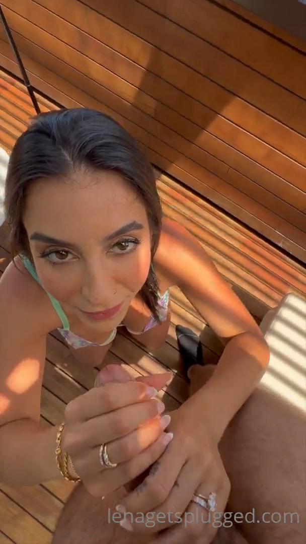 lena the plug rooftop sextape cumshot onlyfans video leaked