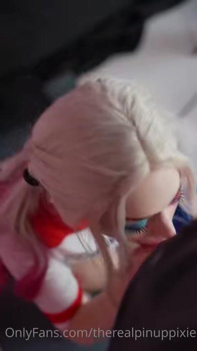 pinup pixie harley quinn cosplay onlyfans video leaked