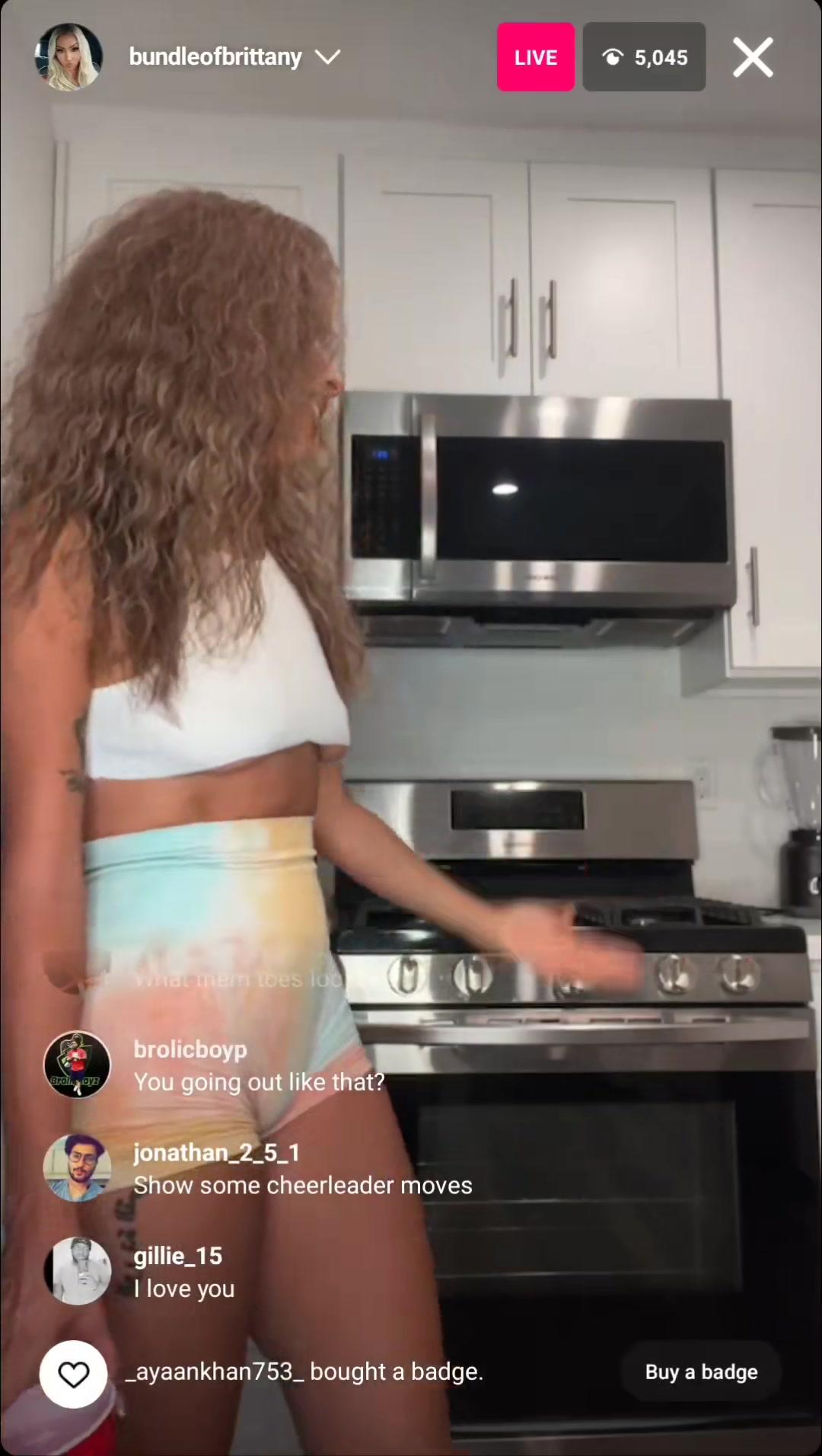 brittany renner nude nipple slip livestream video leaked vhebuc