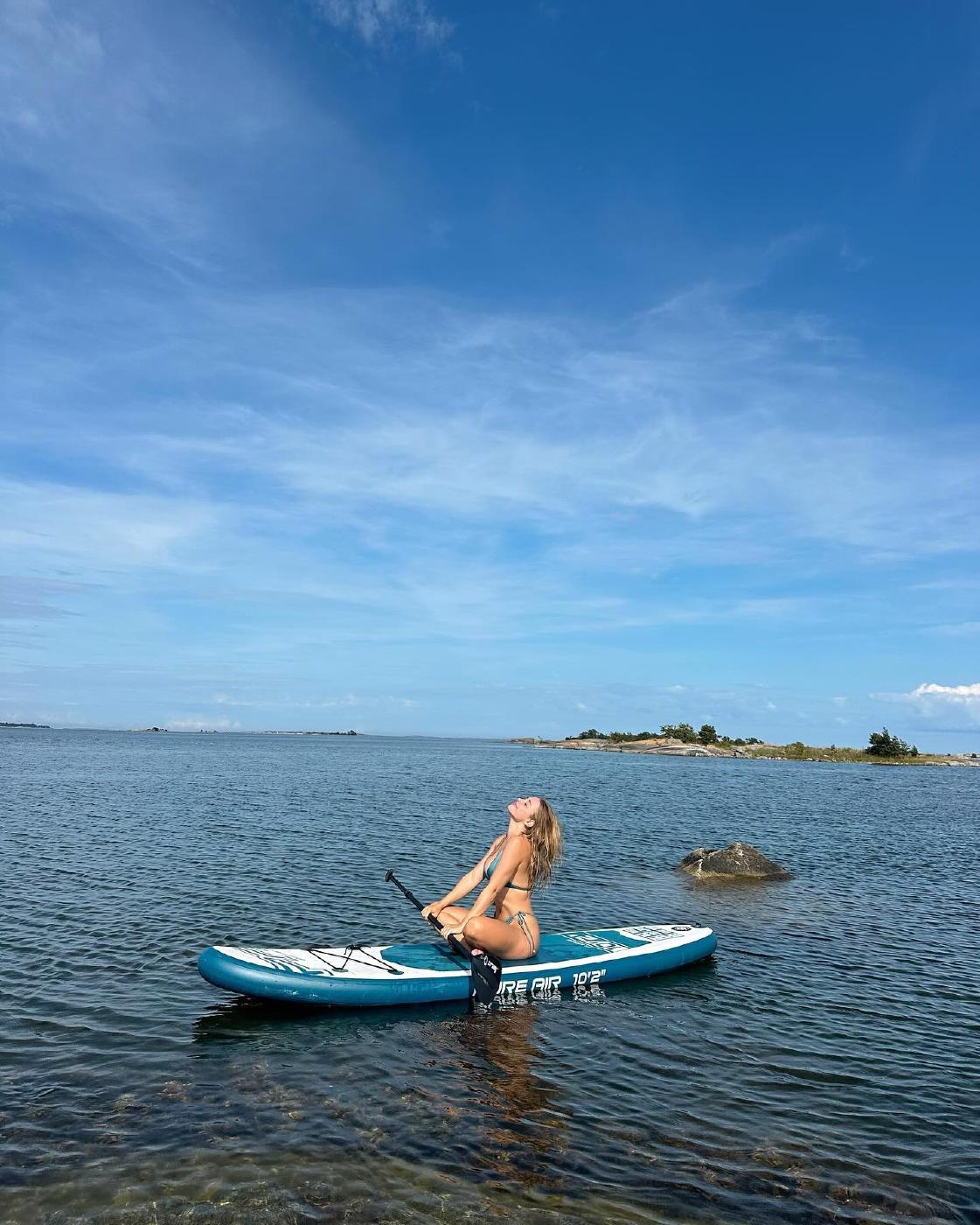 melina goransson sexy bikini paddleboarding onlyfans set leaked mdjonk