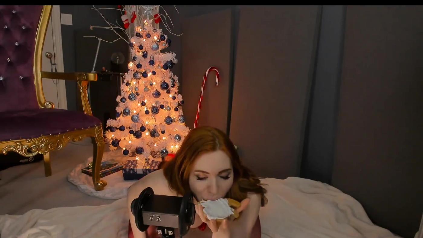 amouranth xmas asmr cookies onlyfans video leaked xctief influencersgonewild