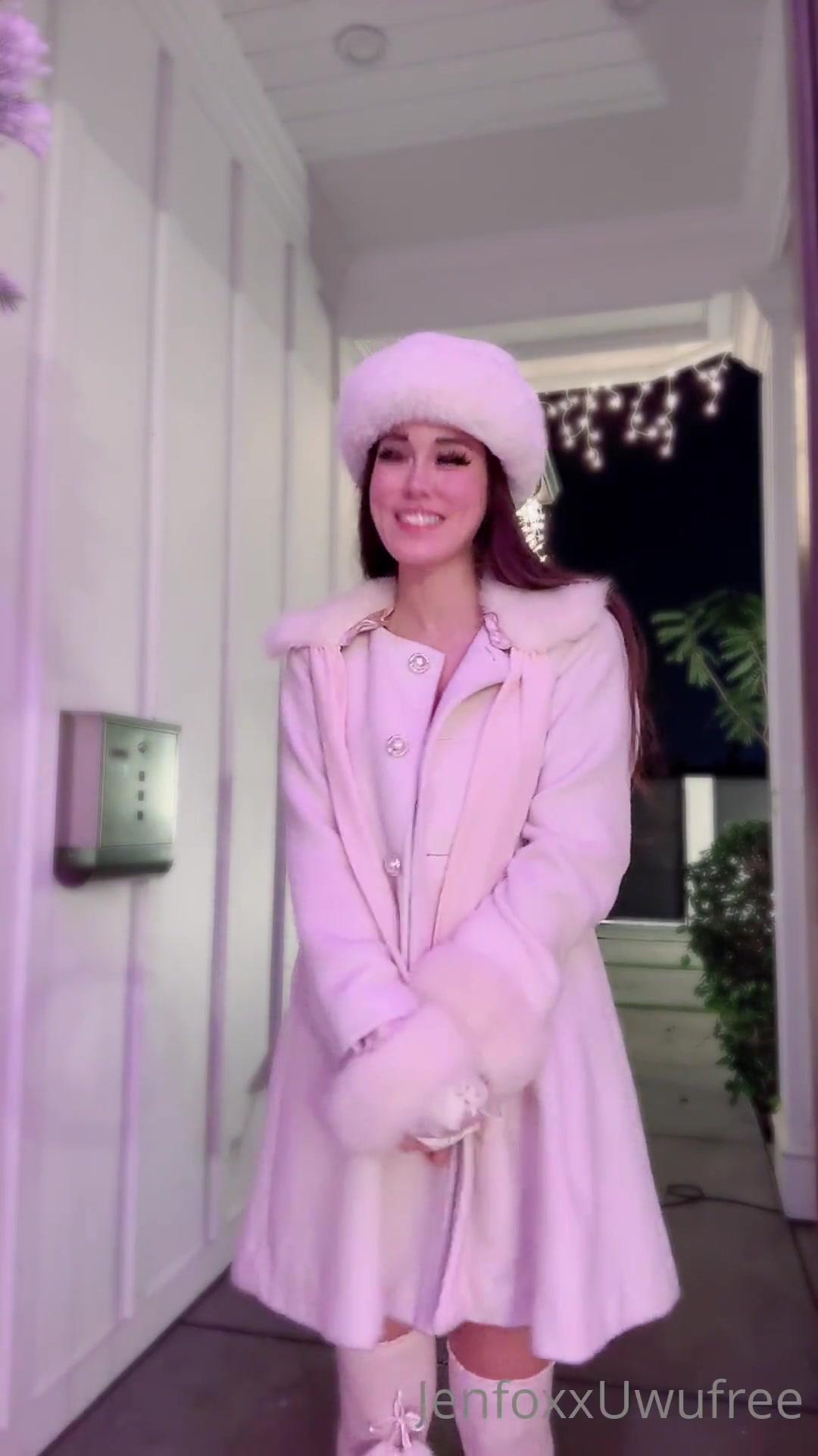 jenfoxx xmas lingerie butthole slip onlyfans video leaked iqgoym influencersgonewild