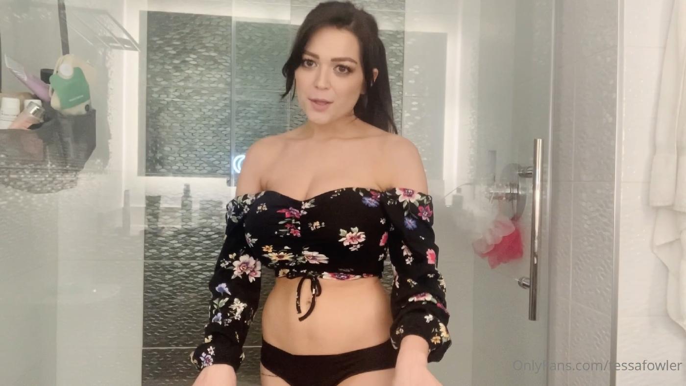 tessa fowler nude bathroom strip onlyfans video leaked tryuro influencersgonewild