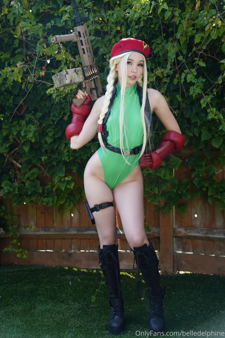 belle delphine cammy street fighter set klfnss influencersgonewild