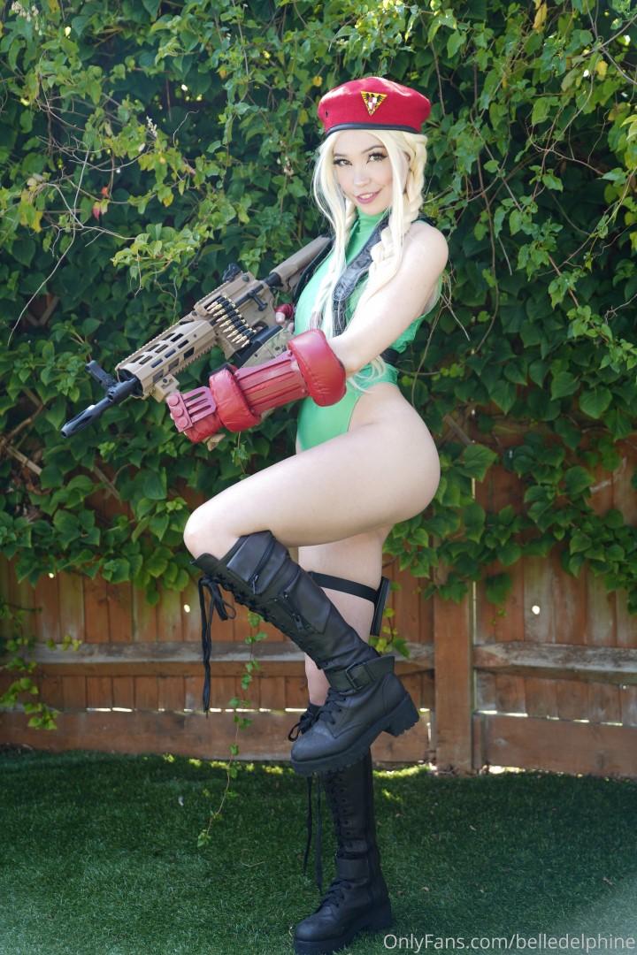 belle delphine cammy street fighter set qiwxpu influencersgonewild