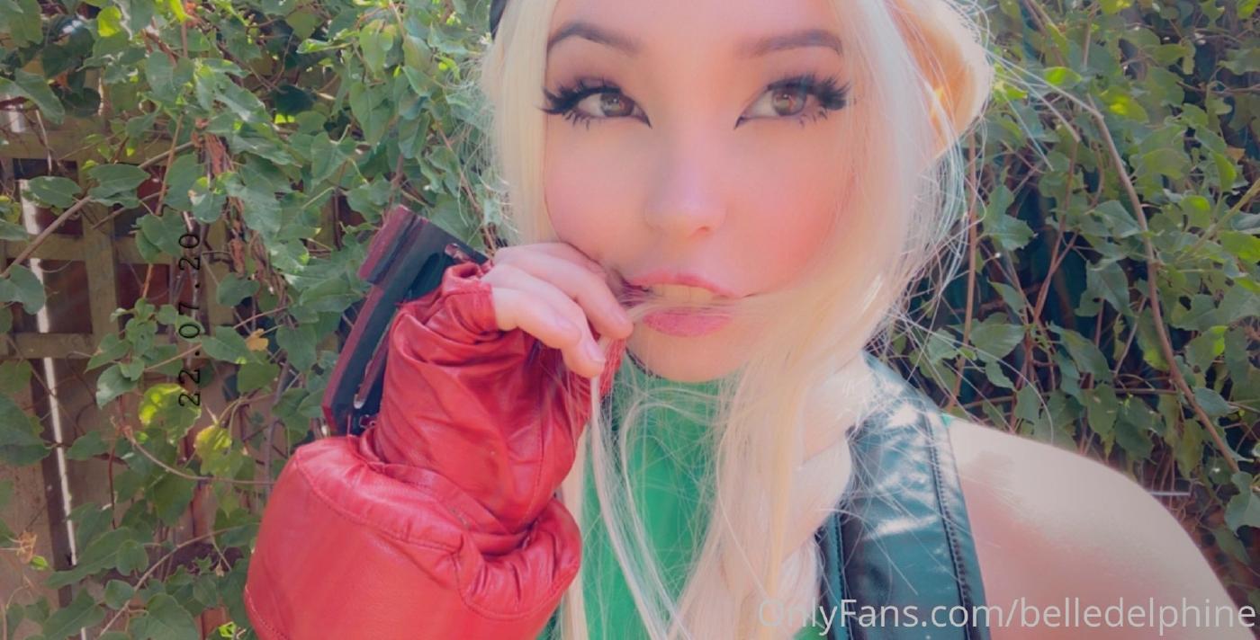 belle delphine cammy street fighter set vlugtl influencersgonewild