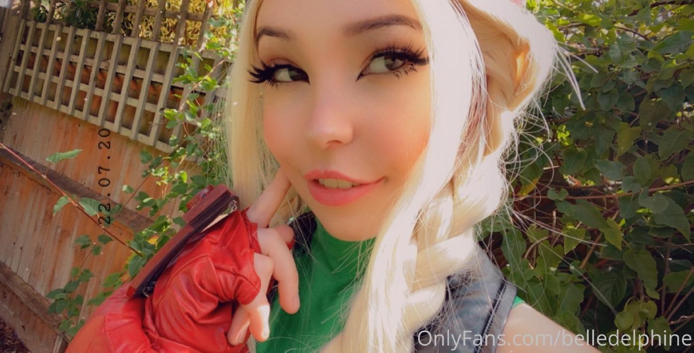 belle delphine cammy street fighter set wbyexi influencersgonewild