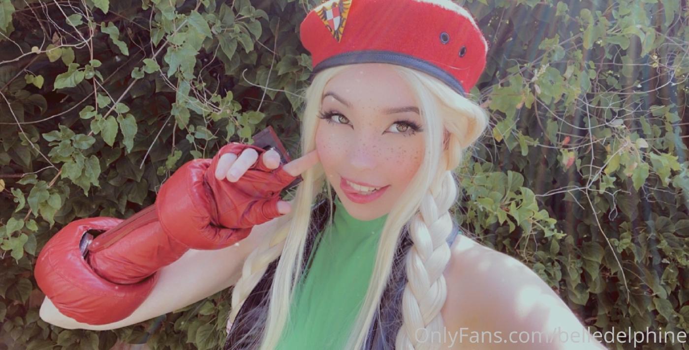 belle delphine cammy street fighter set ytejqp influencersgonewild
