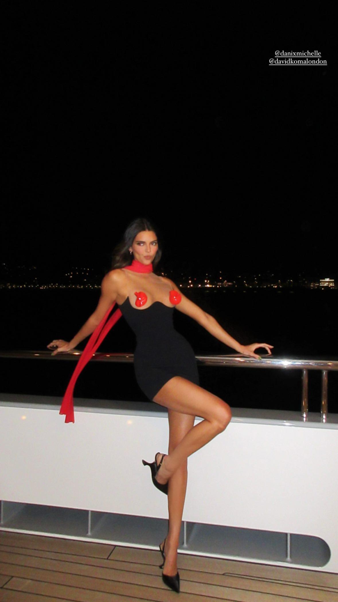 kendall jenner pasties dress candid video leaked gczazw influencersgonewild