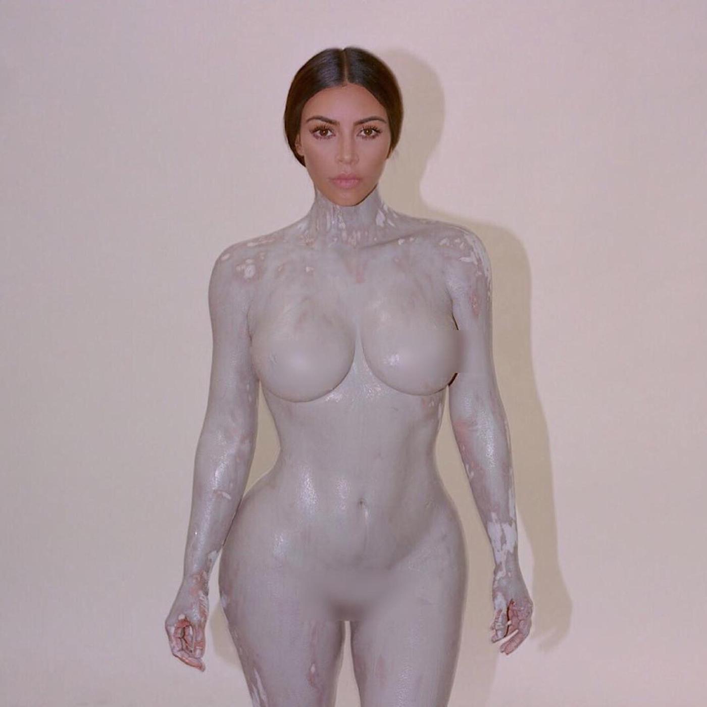 kim kardashian nude body paint set leaked gsdxhg influencersgonewild