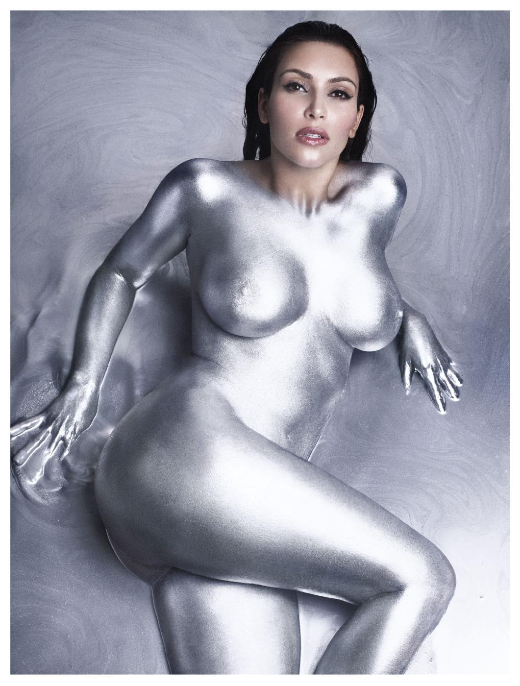 kim kardashian nude body paint outtakes set leaked rekzlw influencersgonewild