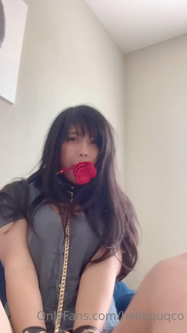 quqco bondage gag handcuffs onlyfans video leaked fehpux influencersgonewild