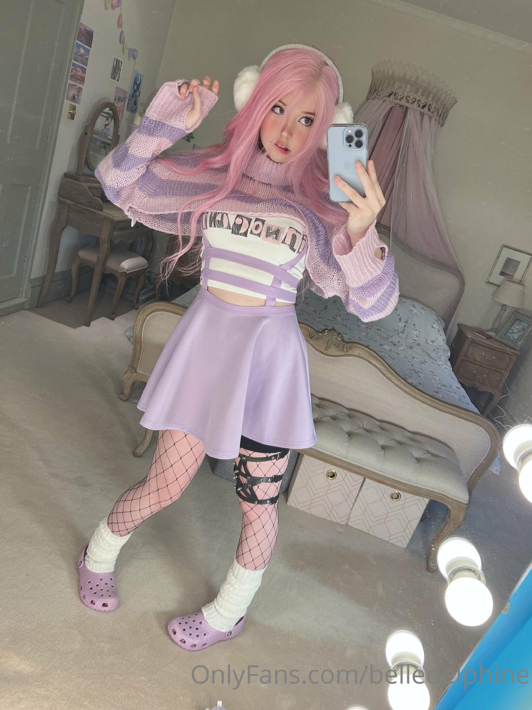 belle delphine purple crocs full onlyfans set leaked bndrzb influencersgonewild