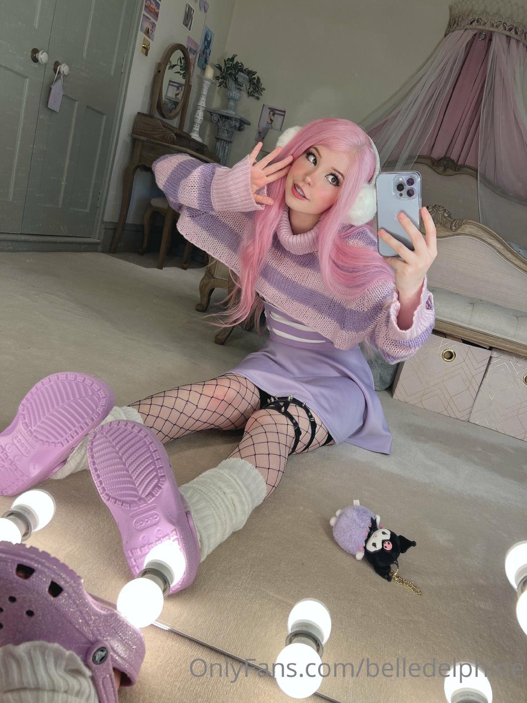 belle delphine purple crocs full onlyfans set leaked ltsziw influencersgonewild