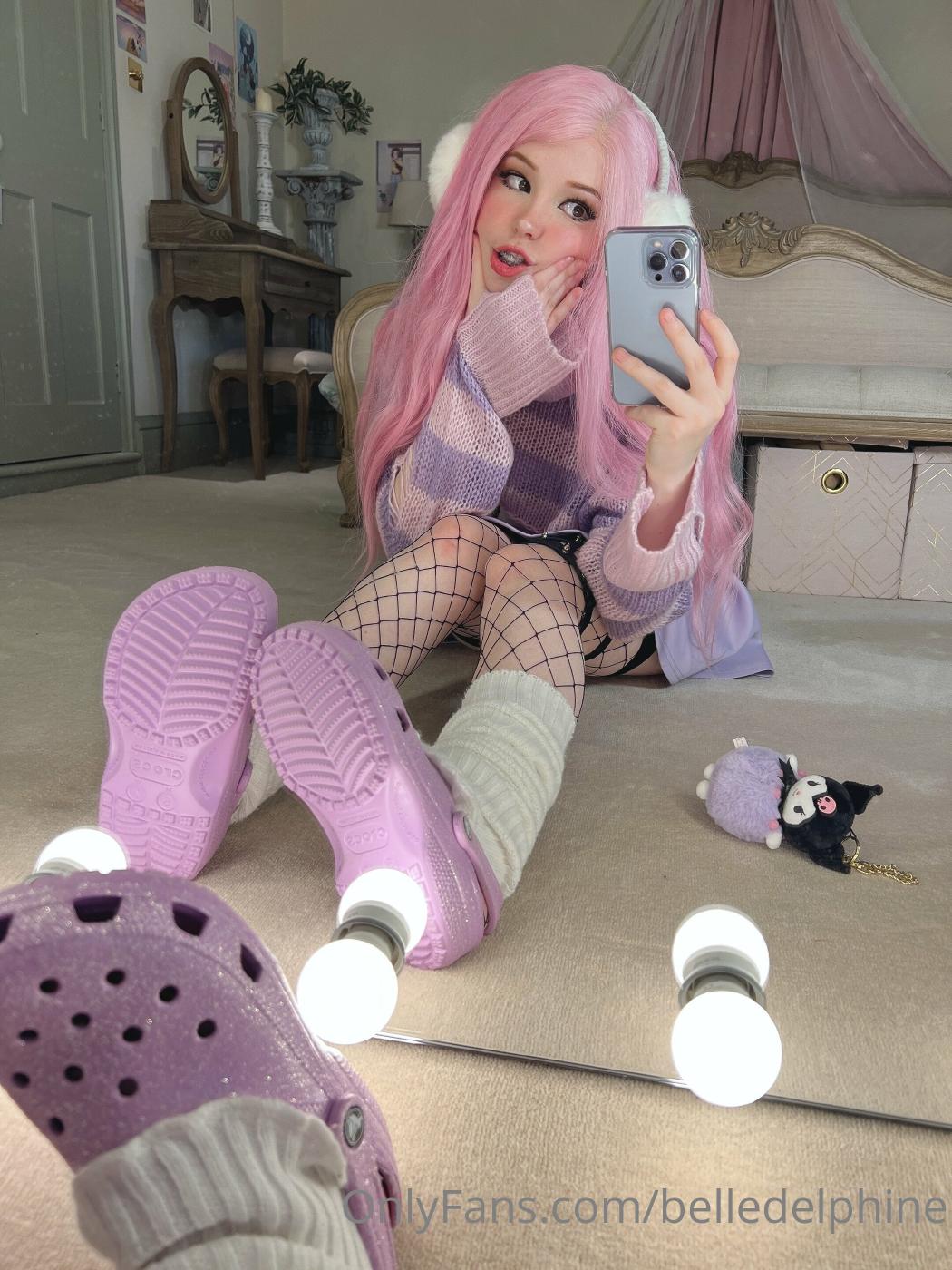 belle delphine purple crocs full onlyfans set leaked oyyyyq influencersgonewild