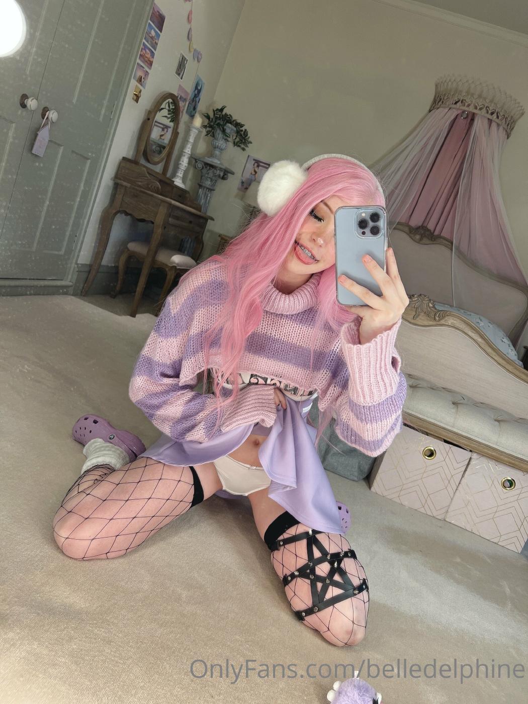 belle delphine purple crocs full onlyfans set leaked vxectf influencersgonewild