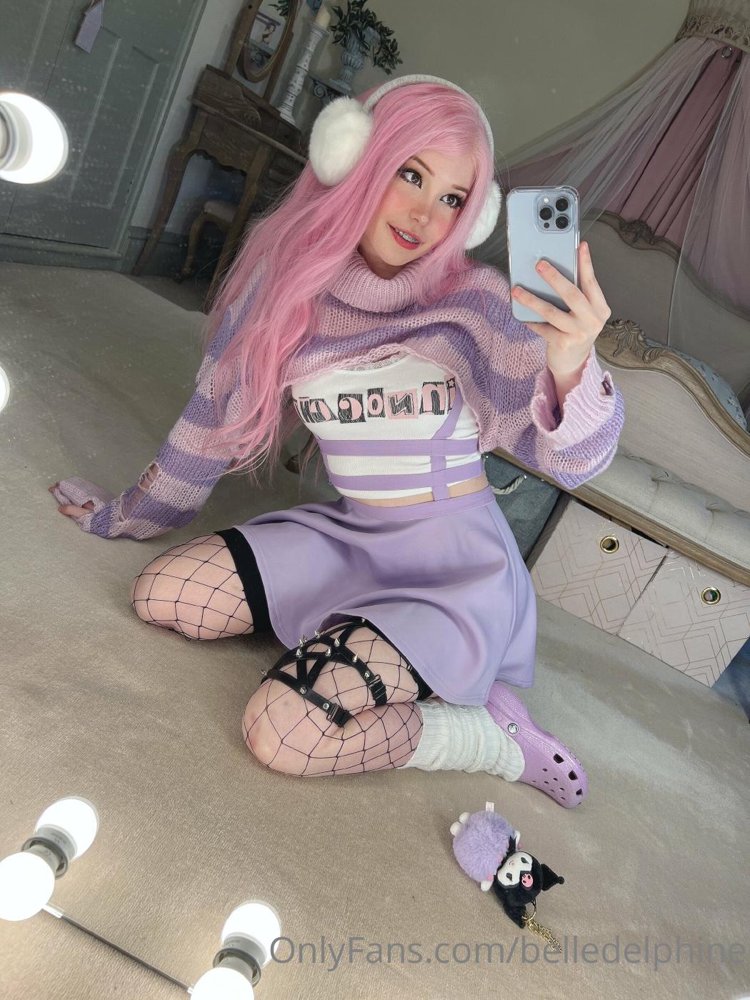 belle delphine purple crocs full onlyfans set leaked whjuhp influencersgonewild