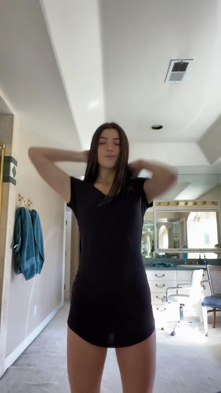 charli damelio see through mini dress dance video leaked pzhqvv influencersgonewild
