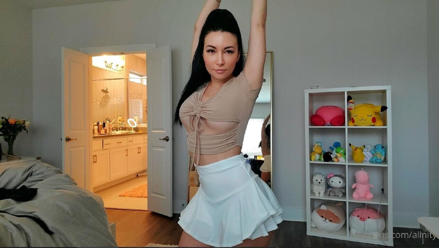 alinity sexy skirt dancing onlyfans video leaked gunrre influencers gonewild