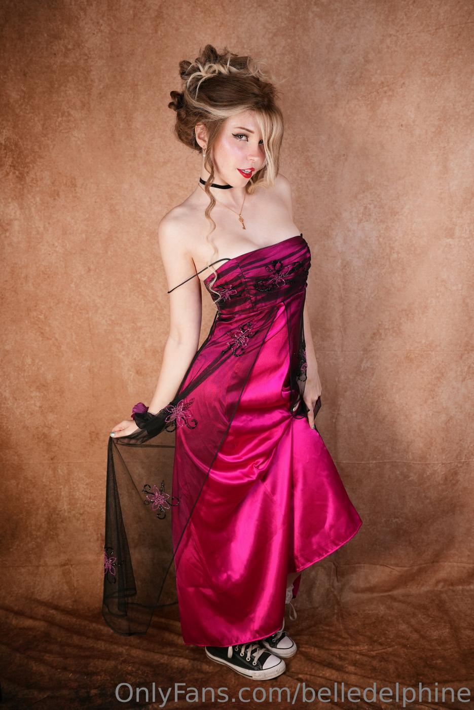 belle delphine nude prom night red dress onlyfans set leaked dlvsud influencers gonewild