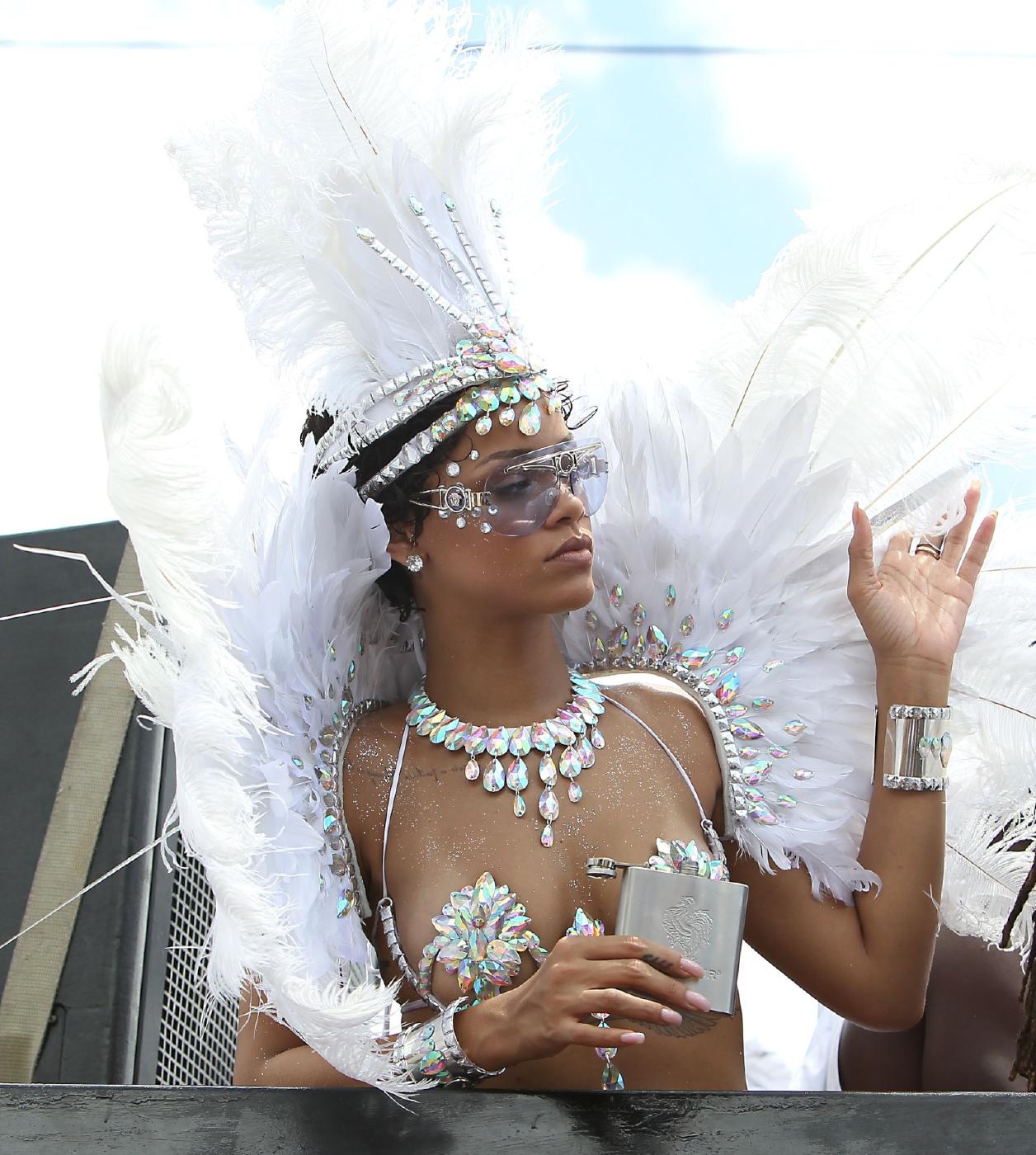 rihanna nip slip barbados festival photos leaked cvlcrk influencers gonewild