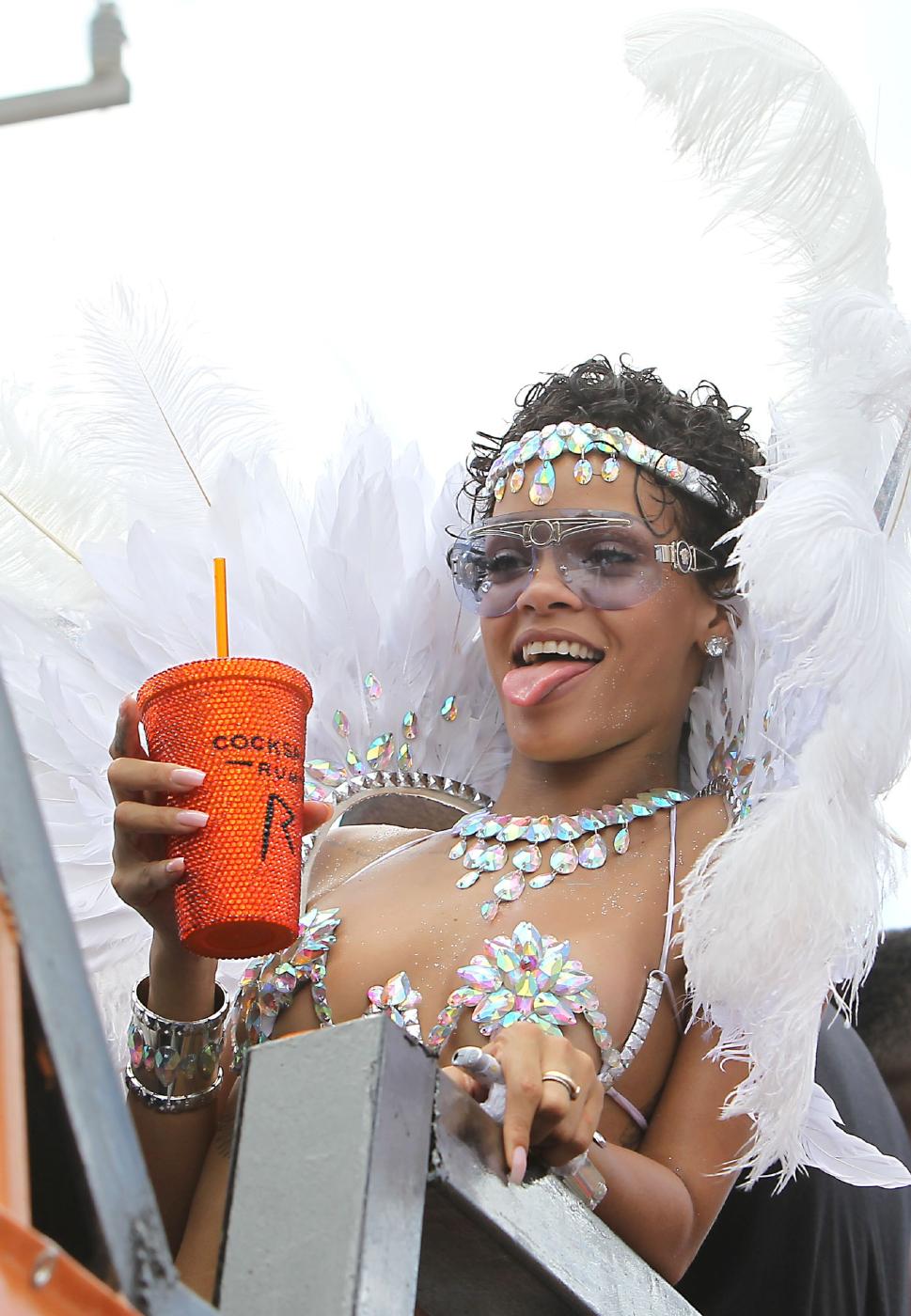 rihanna nip slip barbados festival photos leaked dqdwut influencers gonewild