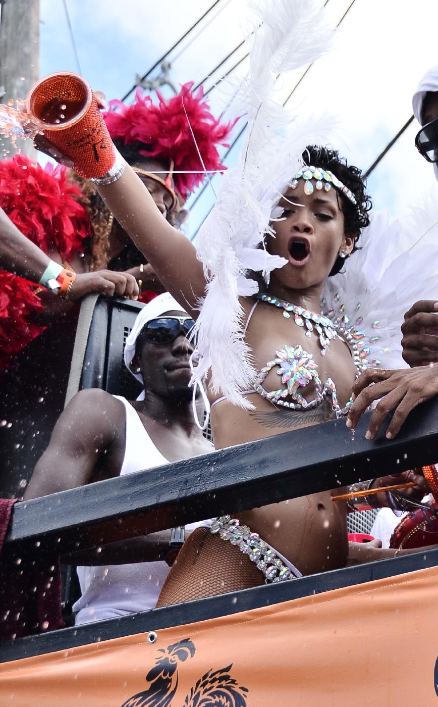 rihanna nip slip barbados festival photos leaked fhgsib influencers gonewild