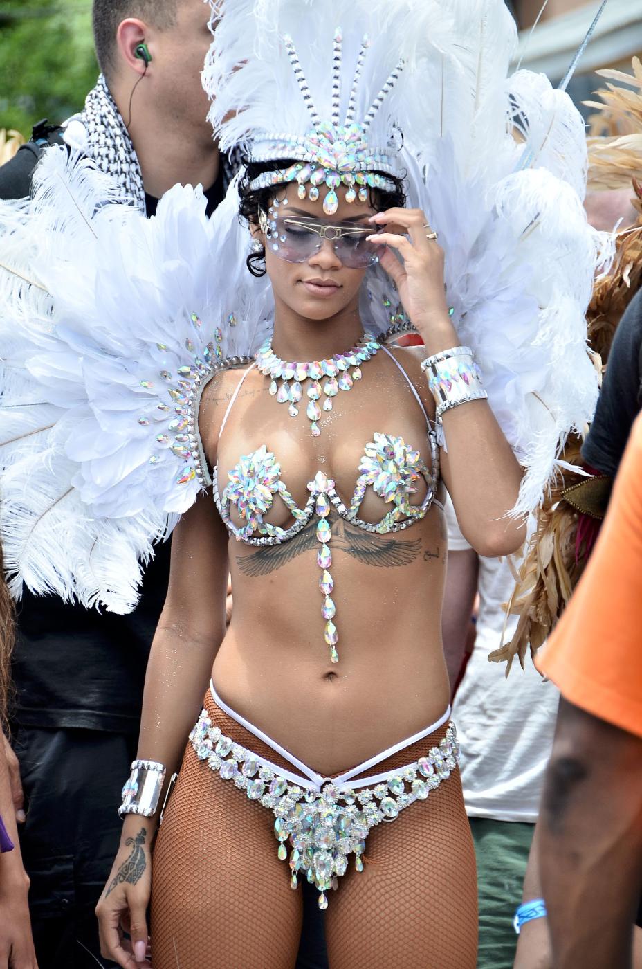 rihanna nip slip barbados festival photos leaked rqosab influencers gonewild