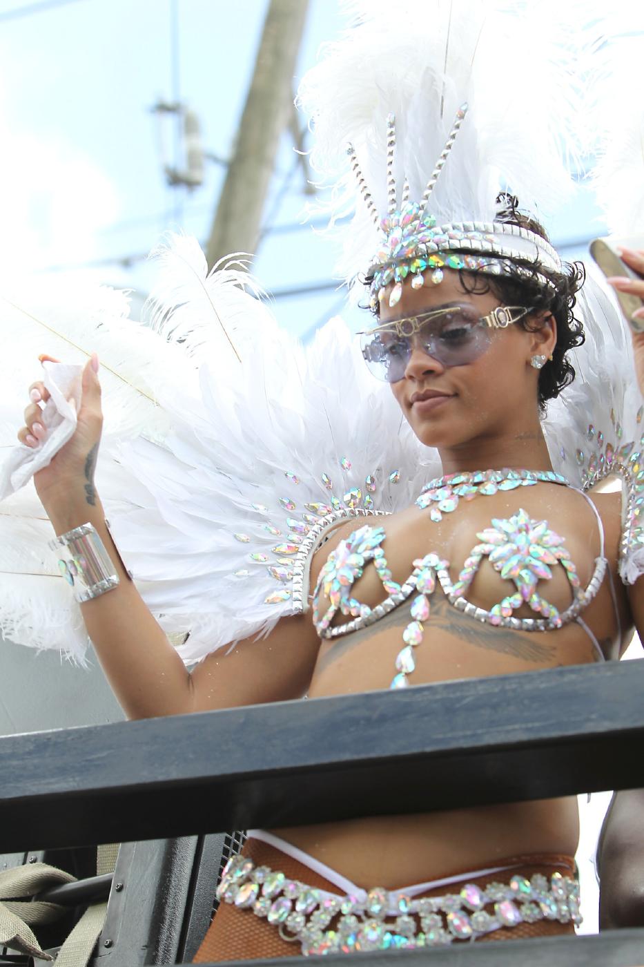 rihanna nip slip barbados festival photos leaked xuakoa influencers gonewild
