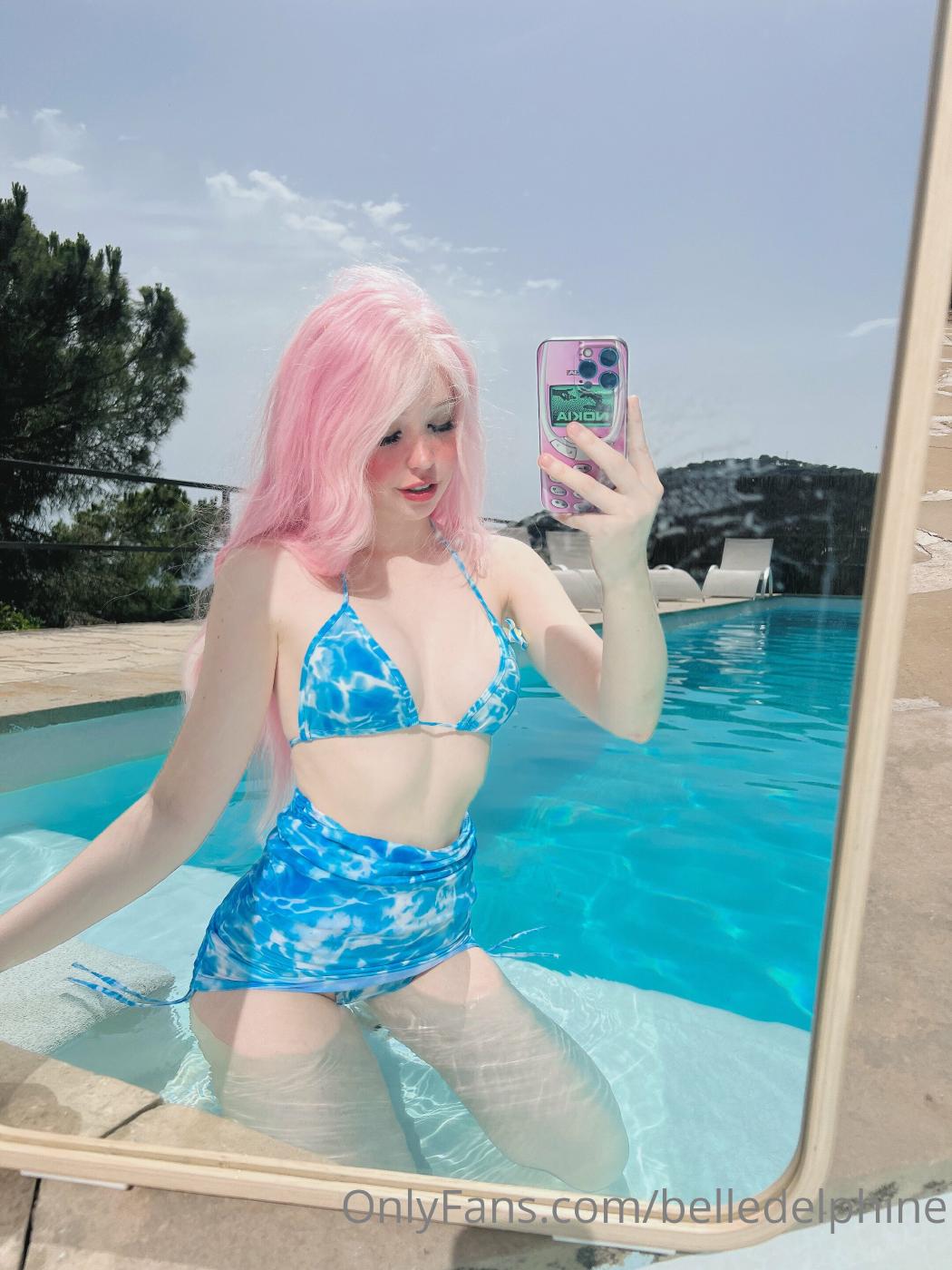 belle delphine nude pussy pool onlyfans set leaked vwoyxo influencers gonewild