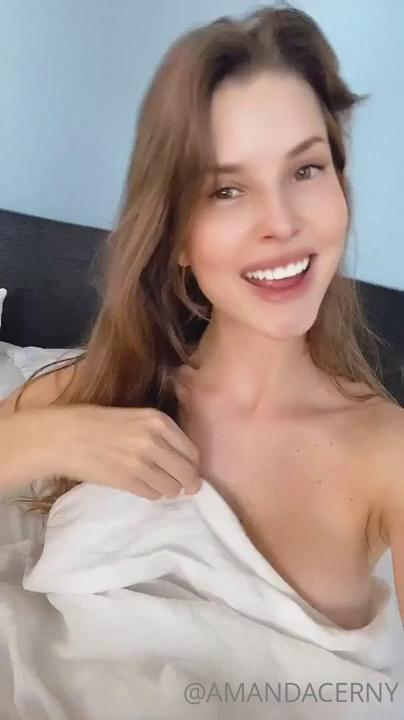amanda cerny bed nipple slip onlyfans video leaked unfool influencers gonewild
