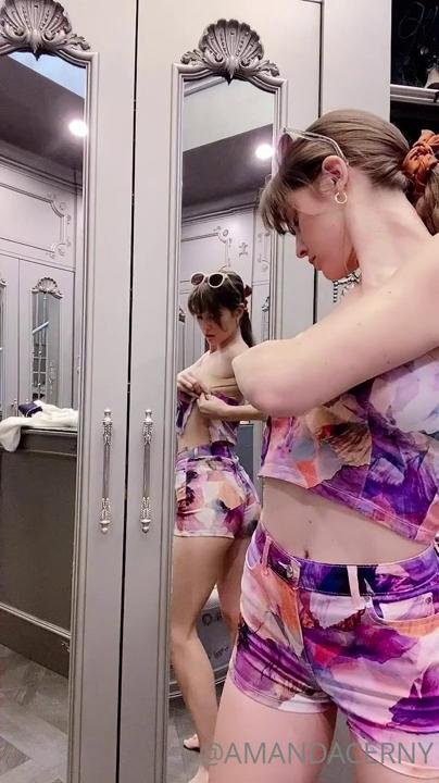 amanda cerny nude closet striptease onlyfans video leaked ofnger influencers gonewild