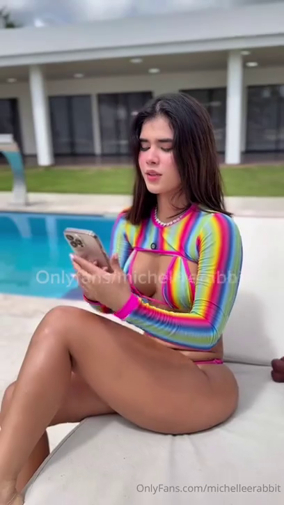 michelle rabbit caught masturbating by pool guy slammed hard 25