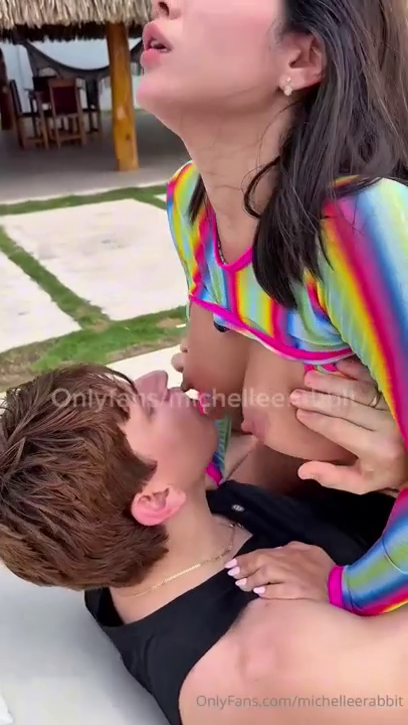 michelle rabbit caught masturbating by pool guy slammed hard 4