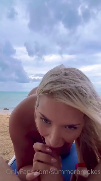 summer brookes outdoor creampie in the beach video leaked 2