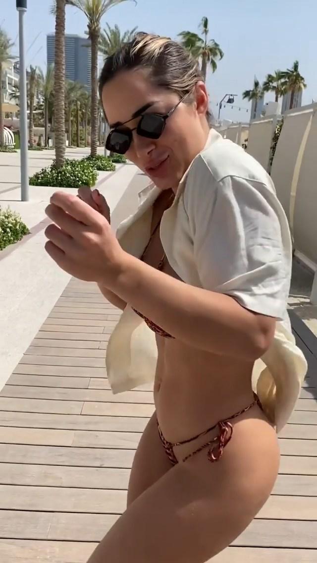 bru luccas thong bikini dance video leaked foxjun influencers gonewild